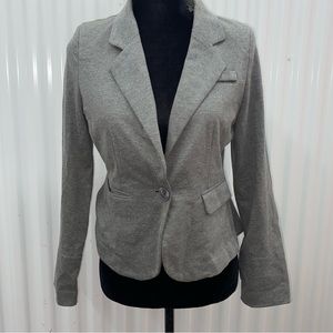 Love Tree Gray Single-Button Blazer